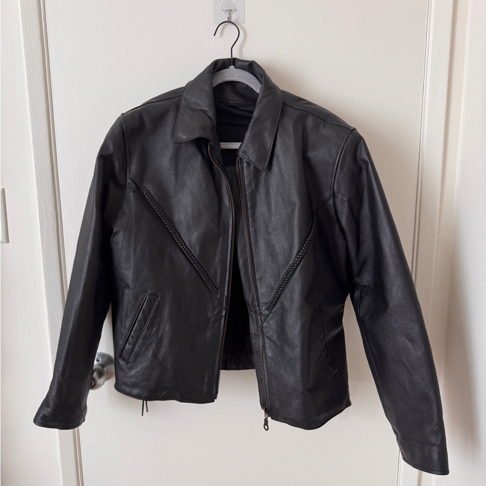 Classic Black Leather Jacket